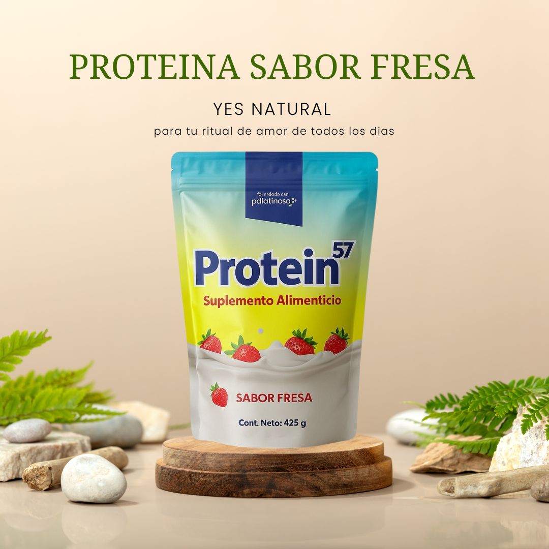 PROTEÍNA EN POLVO SABOR FRESA
